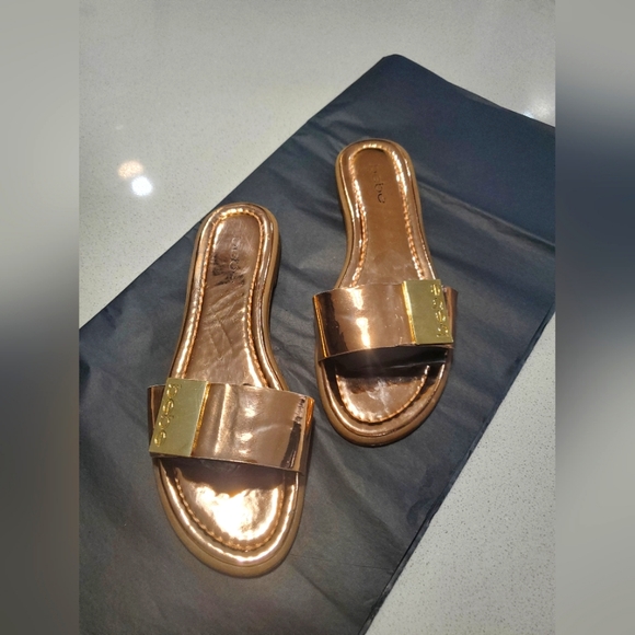 BEBE Jolies sandales golden pink - Picture 2 of 7